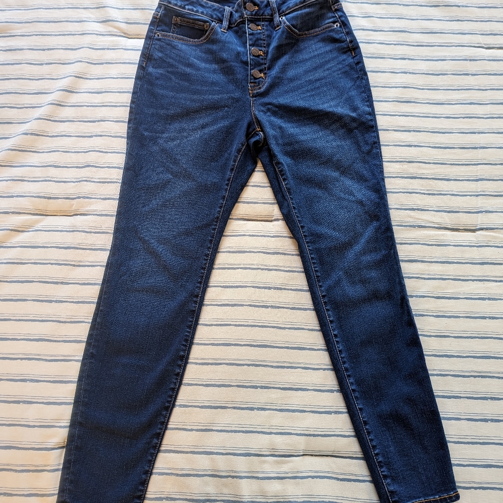 JCrew Curvy Button Fly High Rise Jeans - Picture 2 of 4